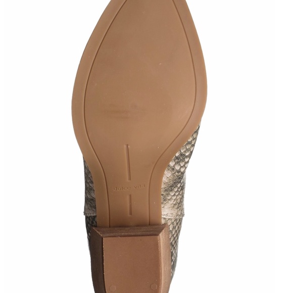 Dolce Vita Snake Embossed Rianna Mule NWT - Picture 2 of 6